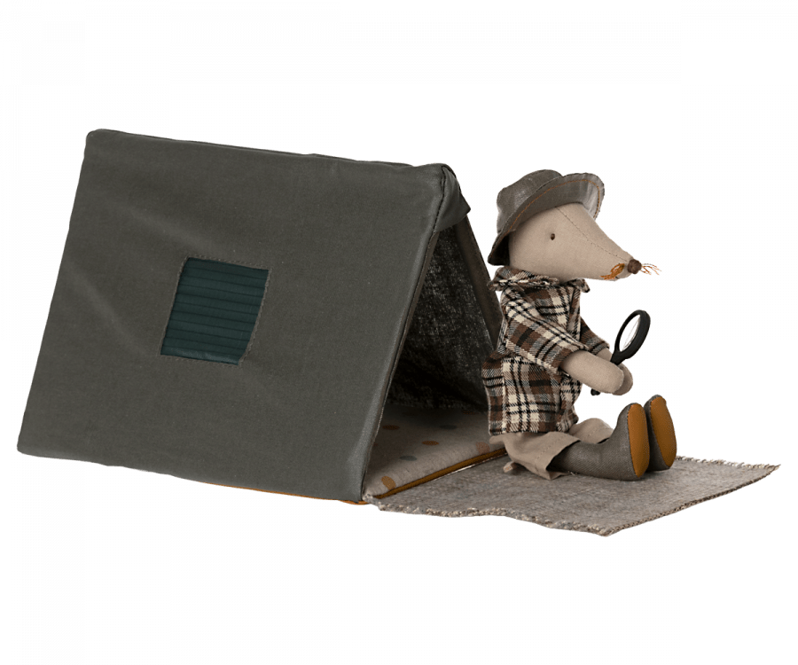 Maileg Toy Happy Camper Single Tent - Mouse | Maileg