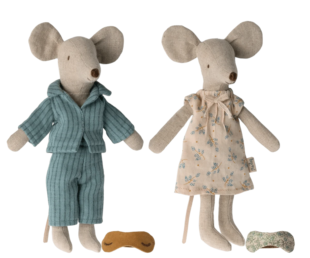 Maileg Toy Mum & Dad Mice in Cigarbox | Maileg