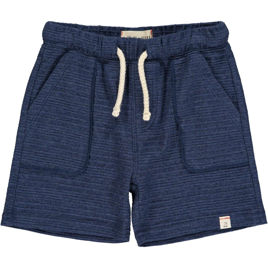Me & Henry Shorts 0-3m Bluepeter Shorts - Navy Ribbed