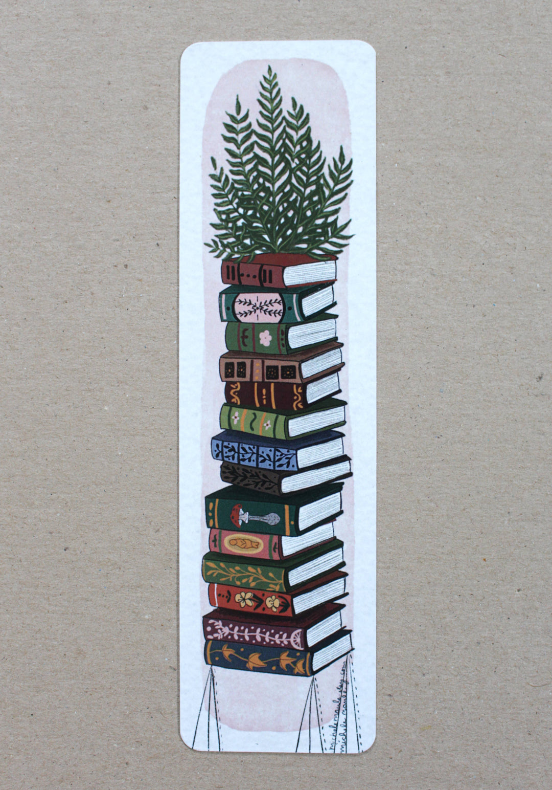 michele maule Bookmark Bookmark - Crow and Books Bookmark