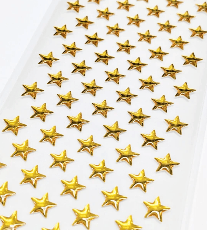 Mind Wave Sticker Sheets Gold Star Stickers