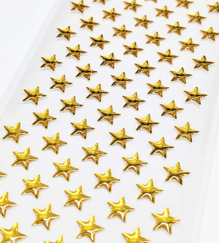Mind Wave Sticker Sheets Gold Star Stickers