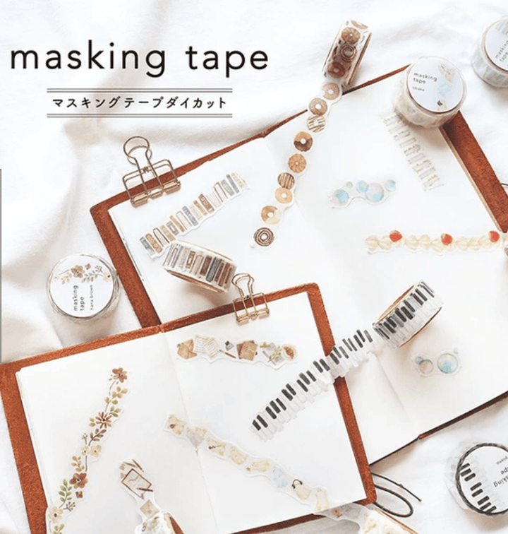 Mind Wave washi tape Die-Cut Piano Washi Tape | 20mm Width