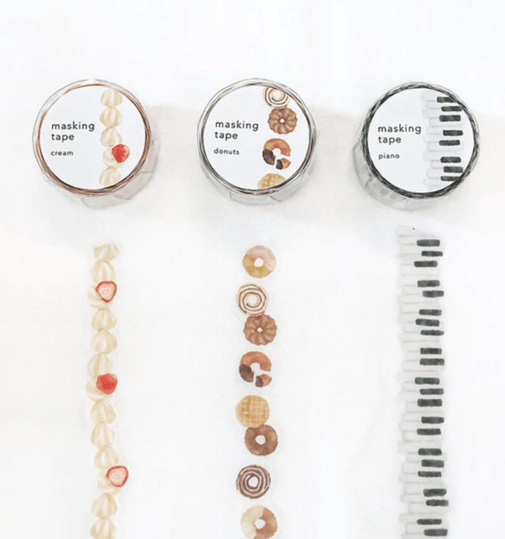 Mind Wave washi tape Die-Cut Piano Washi Tape | 20mm Width