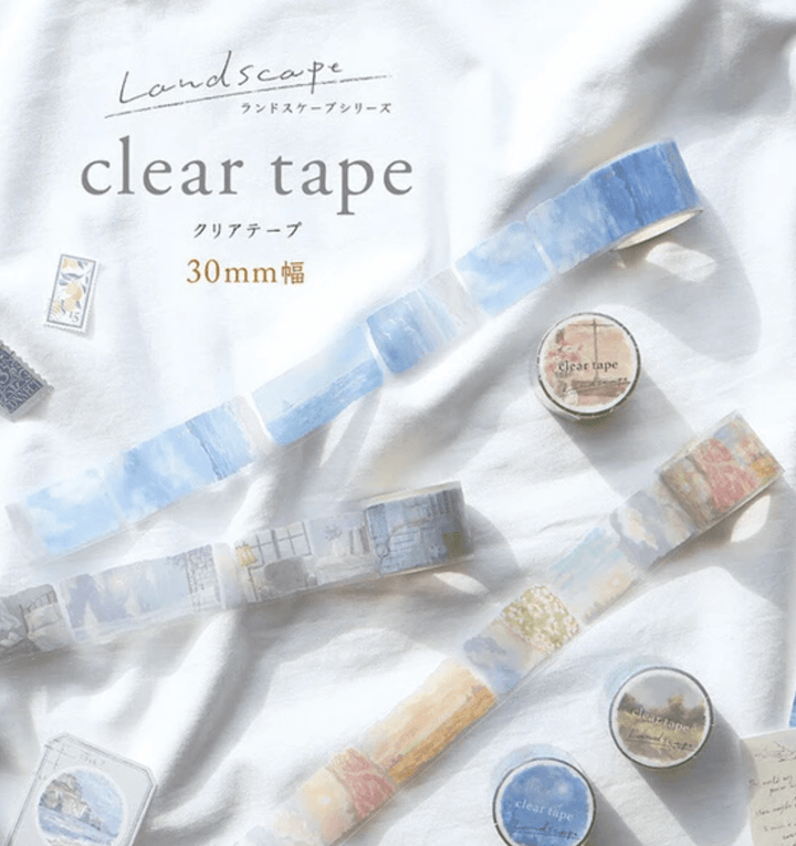 Mind Wave washi tape Landscape Clear Washi Tape | 30mm Width
