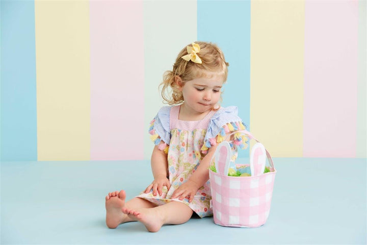 Mud Pie Baby & Toddler Dresses Bunny Print Tassel Dress