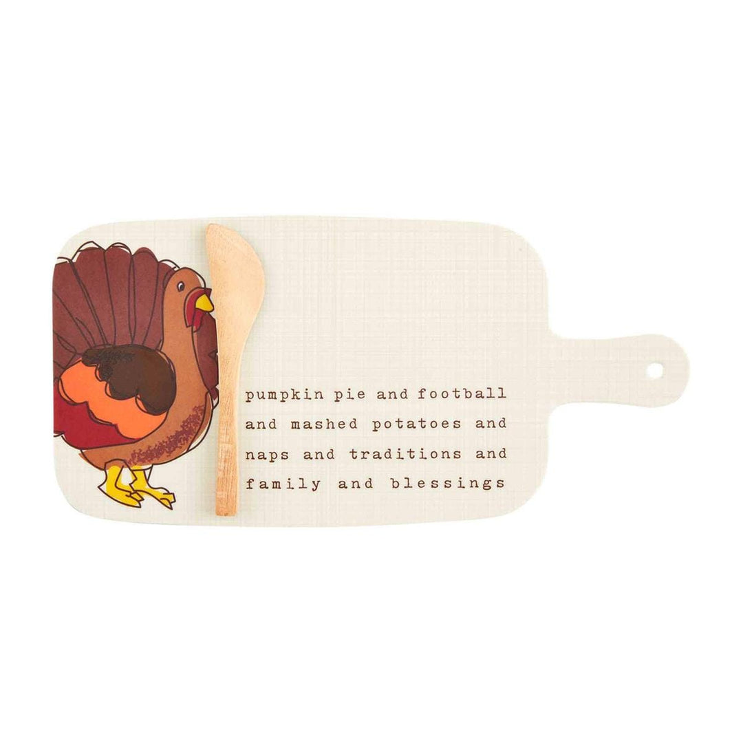 Mud Pie Board Thanksgiving Melamine Board Set