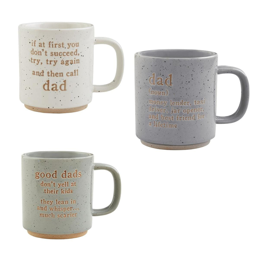 Mud Pie Mugs Blue Funny Dad Mug