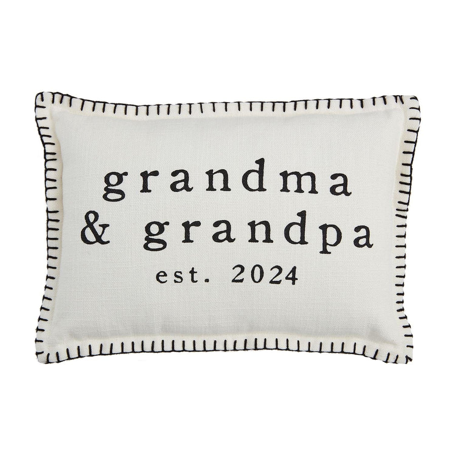 Mud Pie Pillows Grandparents Est. 2024