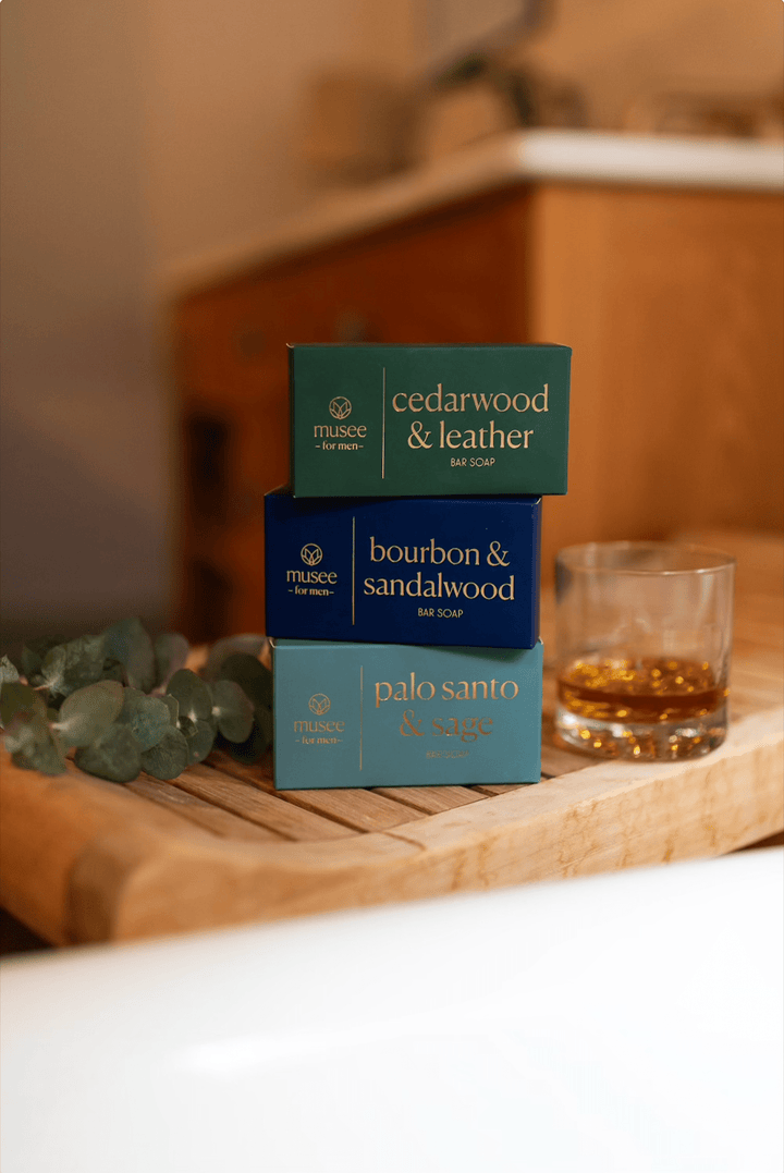 Musee Bath & Body Bourbon & Sandalwood Bar Soap