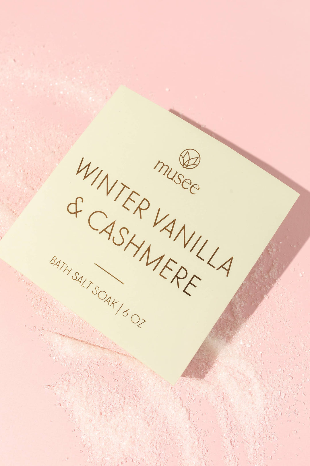 Musee Gifts Winter Vanilla & Cashmere Mini Bath Salt Soak