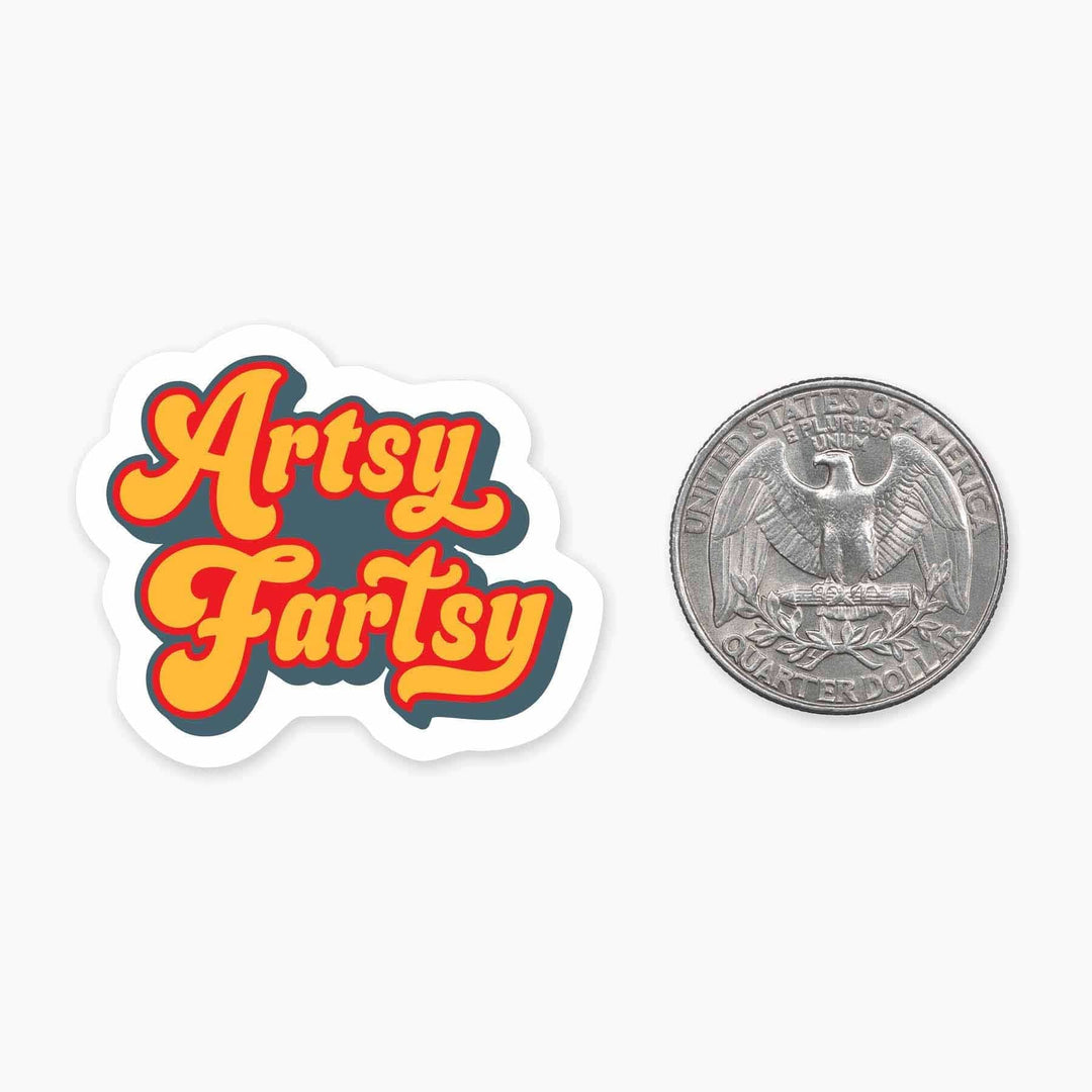 Nice Enough Sticker Artsy Fartsy Mini Sticker