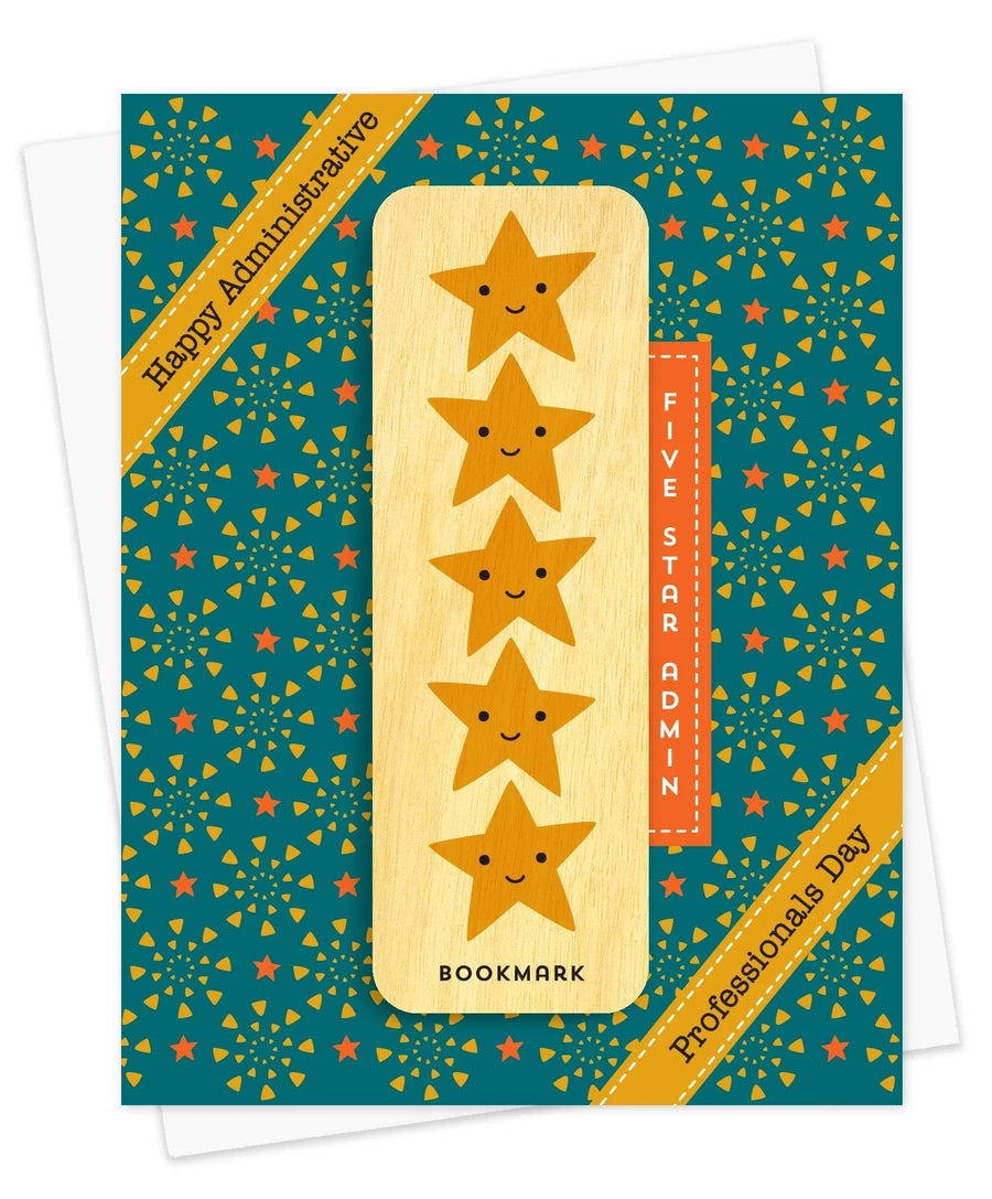Night Owl Paper Goods Card 5 Star Admin Bookmark Administrative Professionals Card