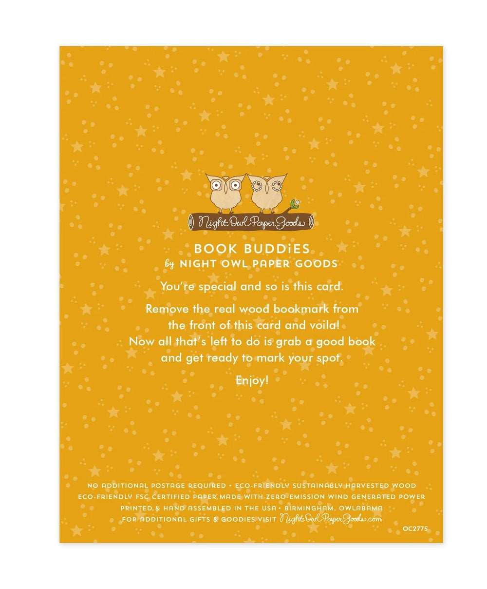 Night Owl Paper Goods Card 5 Star Teacher Bookmark Thank You Card