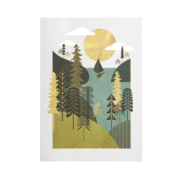 Niquea.D Card Boat Scene Birthday Card