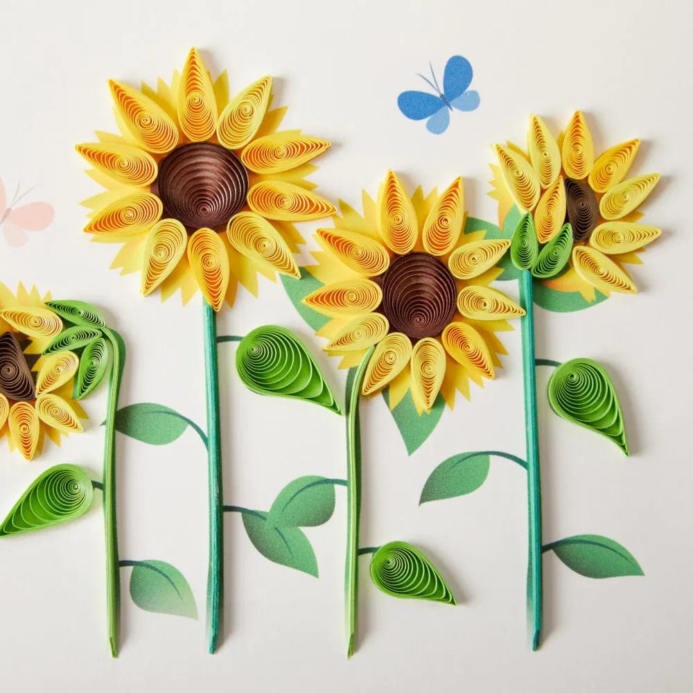 Niquea.D Card Sunflowers Quilling Birthday Card