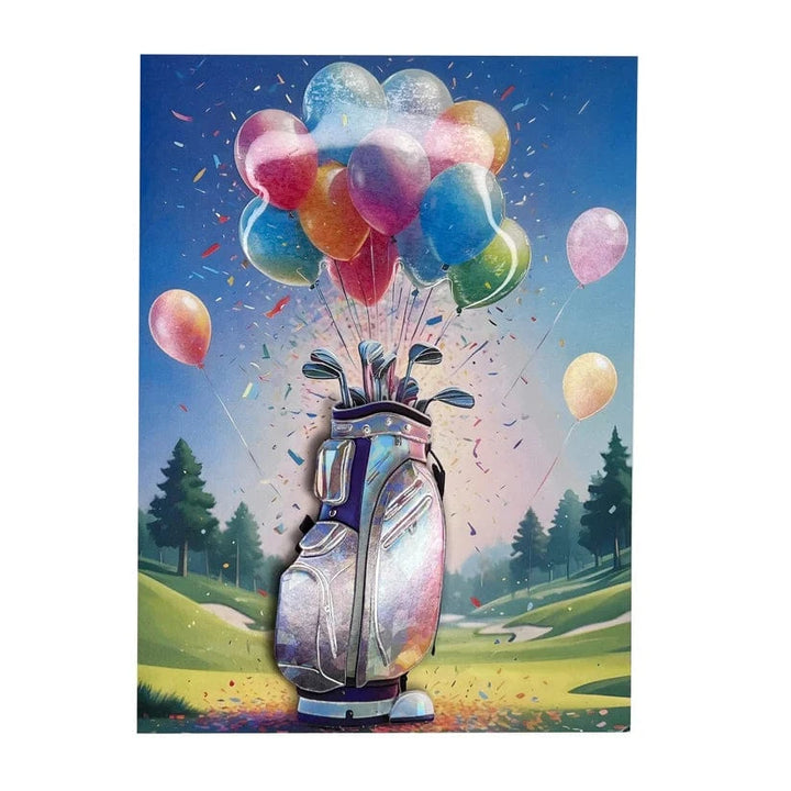 Niquea.D Cards Birthday Golf Bag Birthday Card