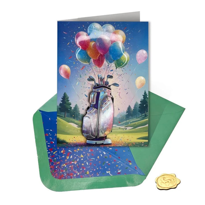 Niquea.D Cards Birthday Golf Bag Birthday Card