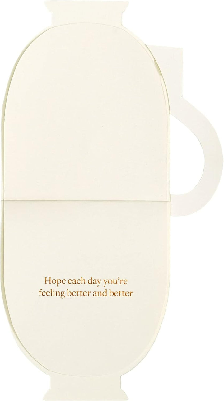 Niquea.D Cards Die Cut Tea Cup Get Well Card