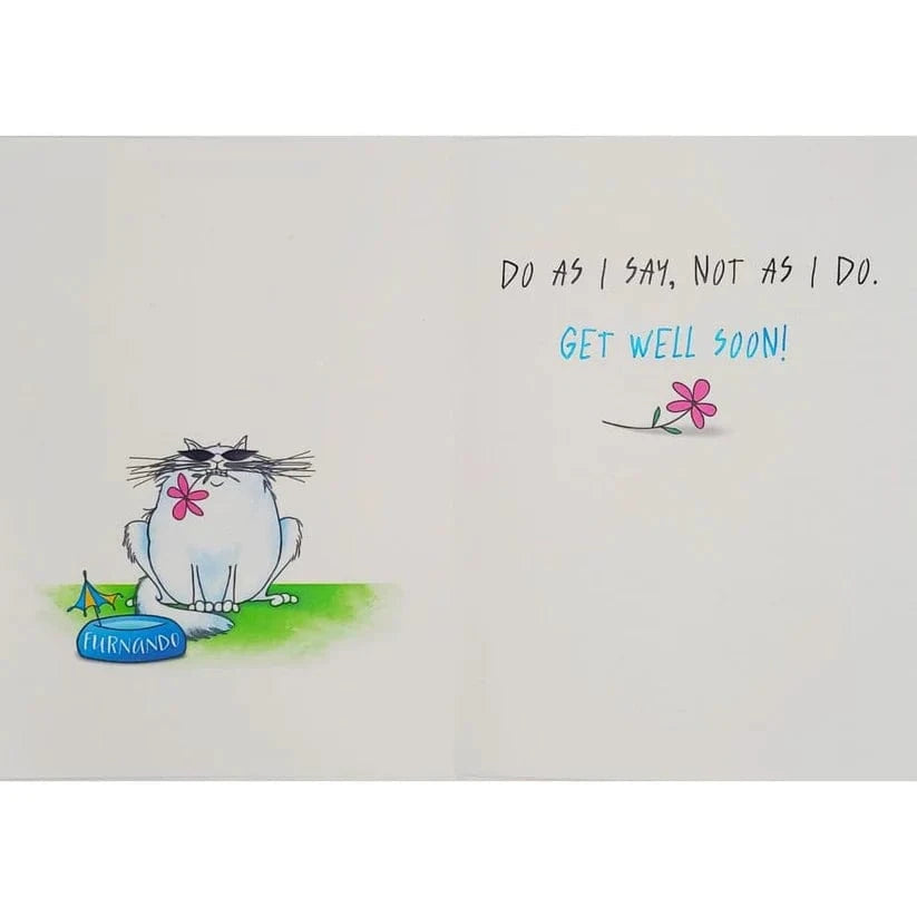 Niquea.D Cards Do As I Say Get Well Card