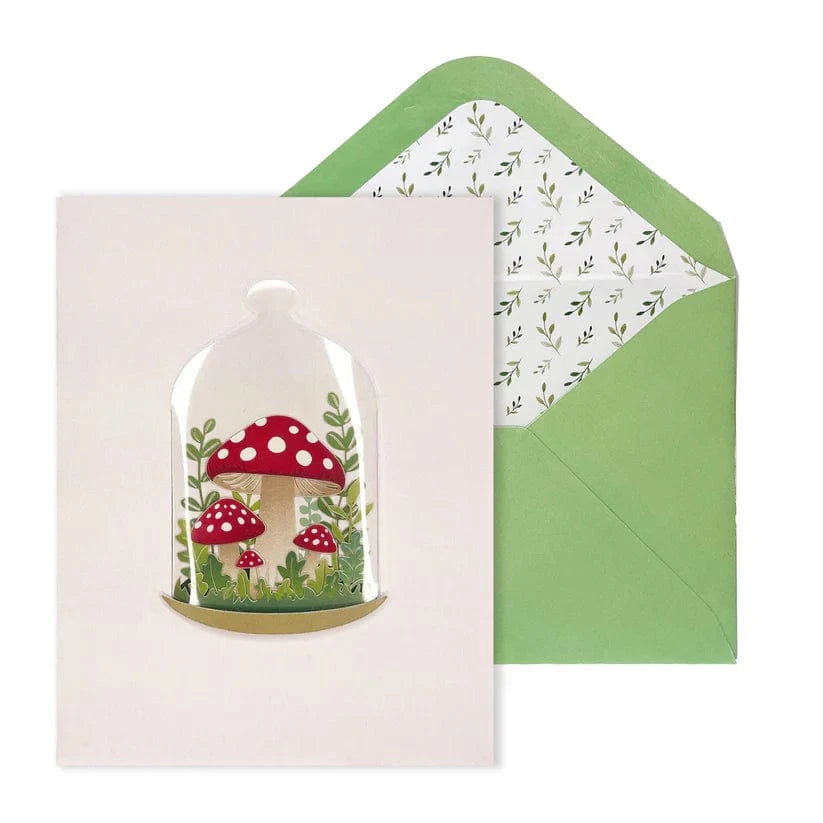 Niquea.D Cards Mushroom Cloche Blank Card