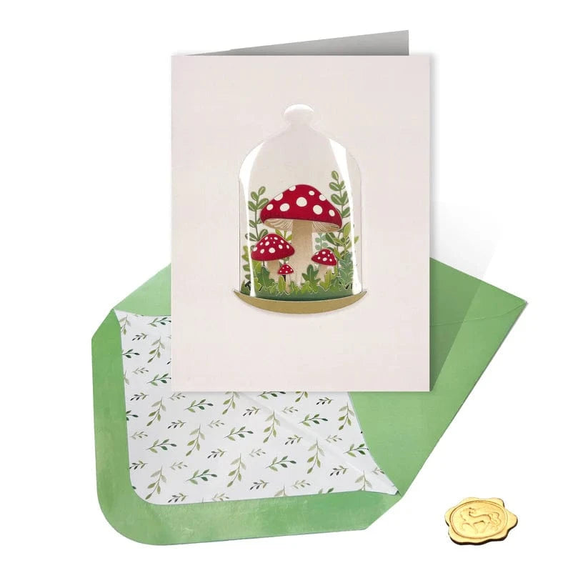 Niquea.D Cards Mushroom Cloche Blank Card