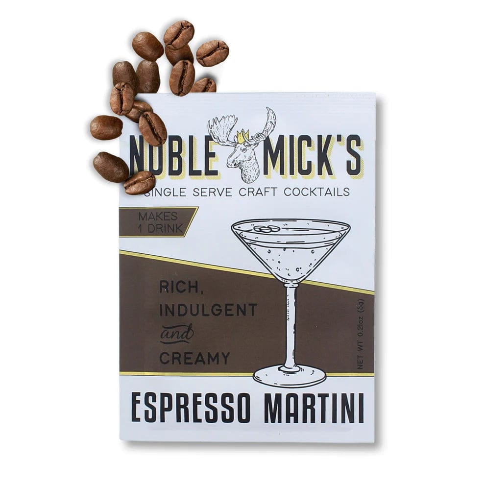 Noble Mick's Food and Beverage Espresso Martini Single Serve Cocktail Mix