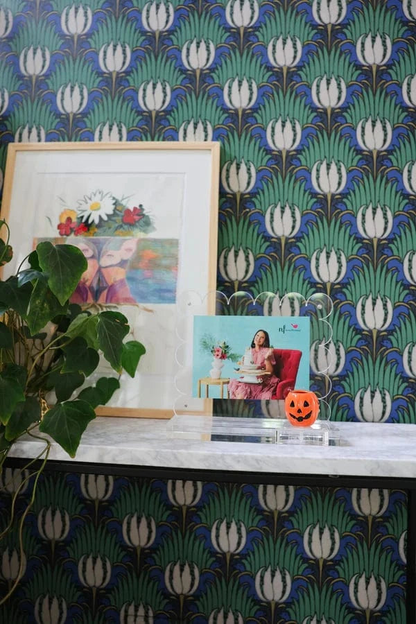 Nora Fleming Home Clearly A-nora-ble Scalloped Acrylic Frame