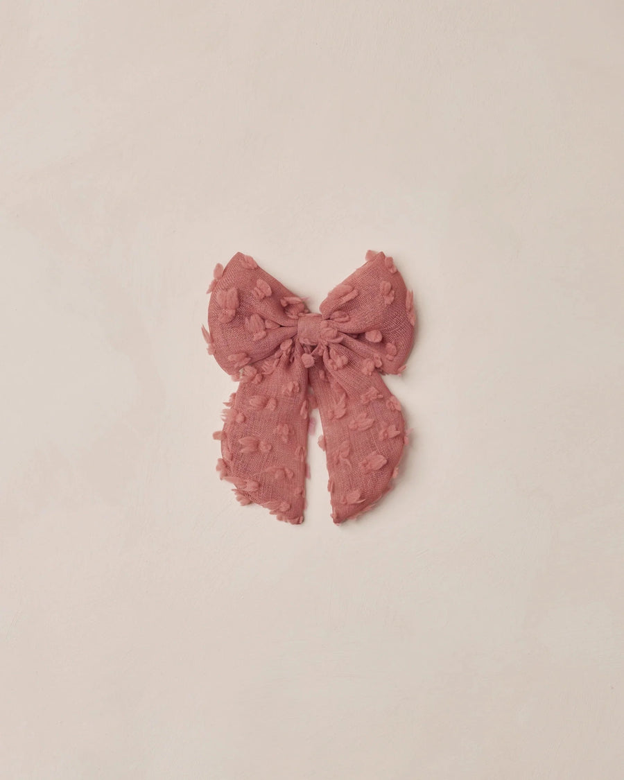 Noralee Baby Everly Bow - Raspberry