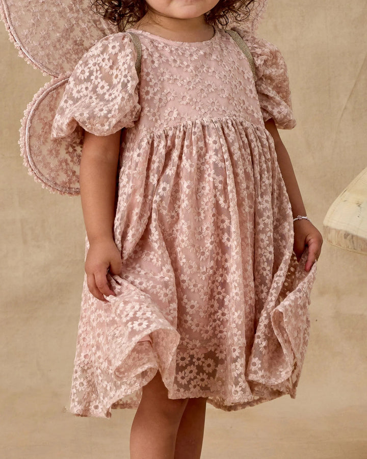 Noralee Baby Luna Dress - Rose Embroidered Daisy