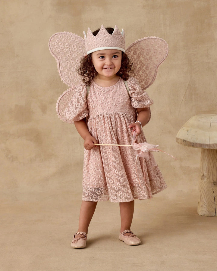 Noralee Baby Luna Dress - Rose Embroidered Daisy