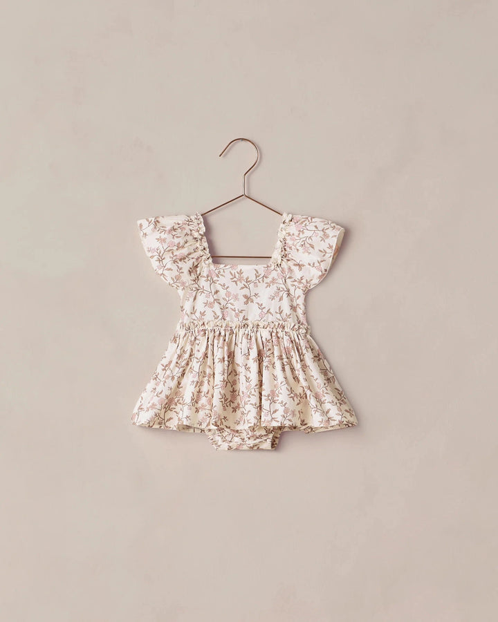 Noralee Baby Margot Romper - Rose Meadow