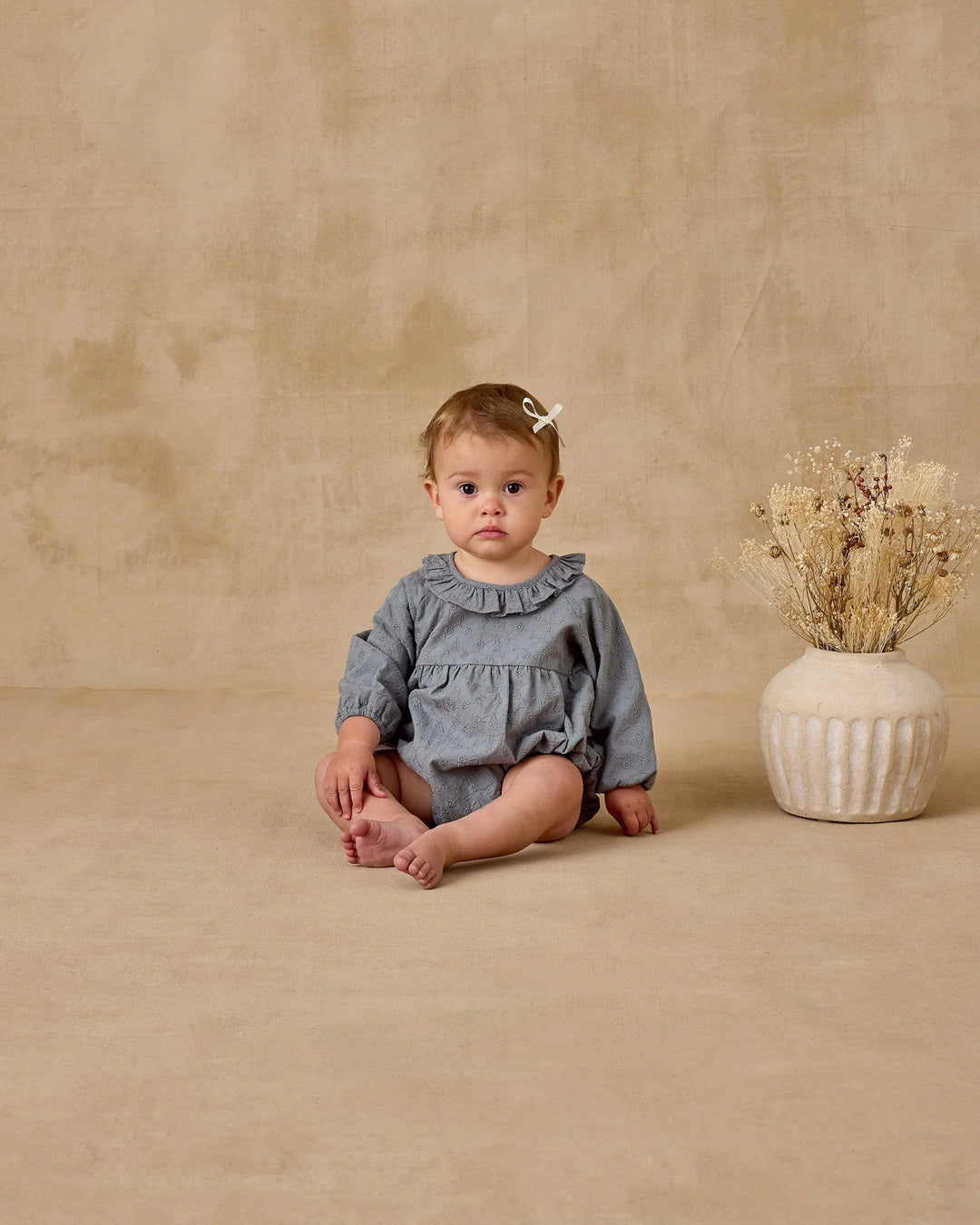 Noralee Baby Mini Satin Bows, Set Of 4 - Ivory, Raspberry