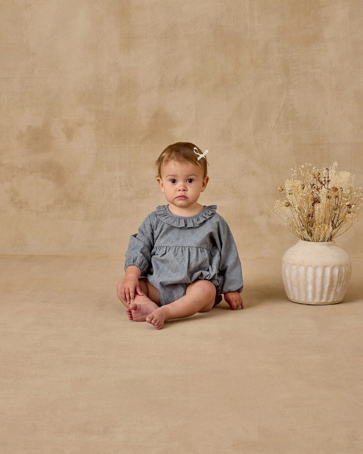 Noralee Baby Mini Satin Bows, Set Of 4 - Ivory, Raspberry