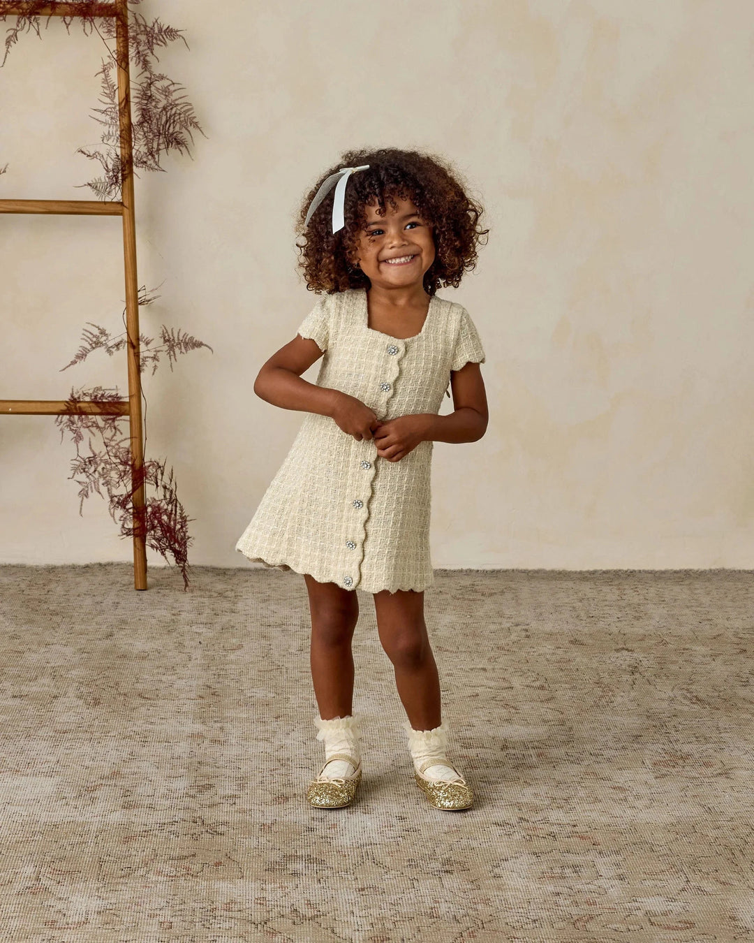 Noralee Baby Ruffle Socks - Ivory, Raspberry