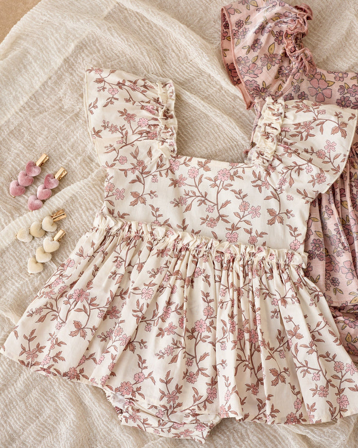 Noralee Baby Velvet Heart Clips - Raspberry