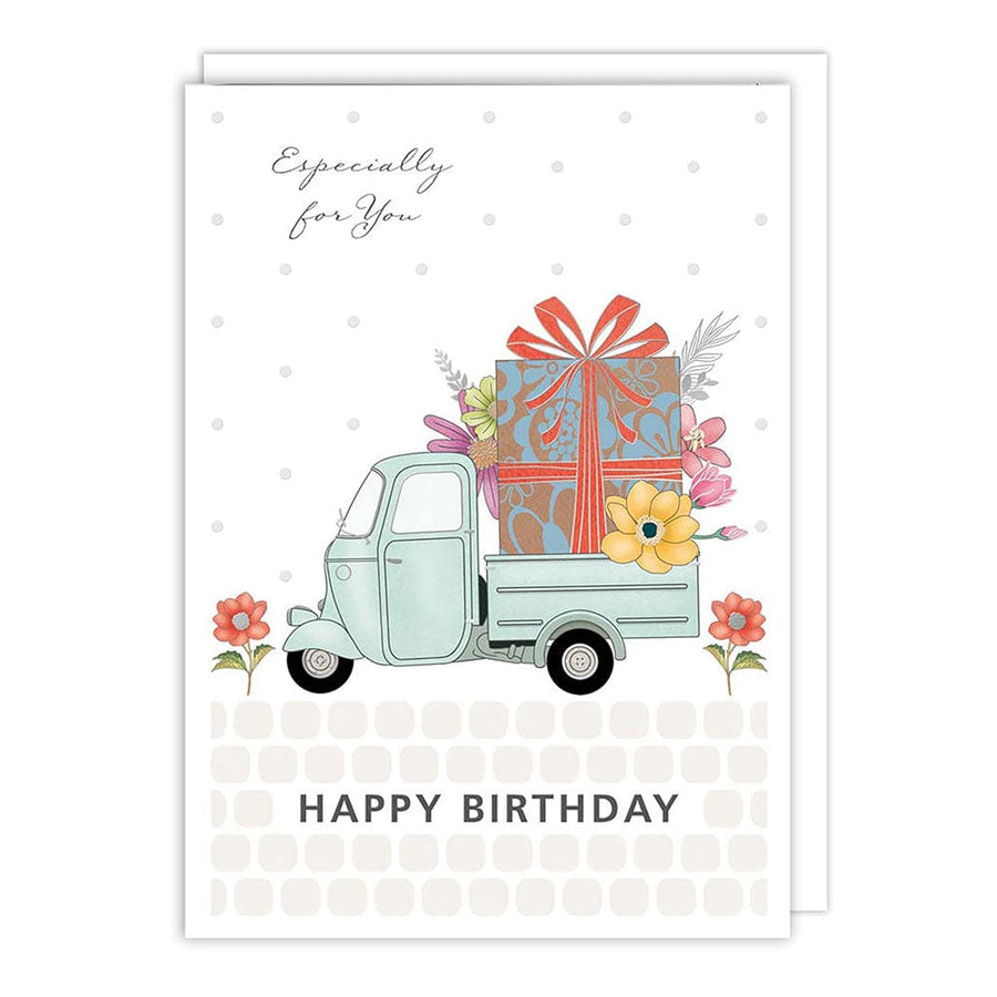 Notes & Queries birthday card Gift Truck Birthday Card