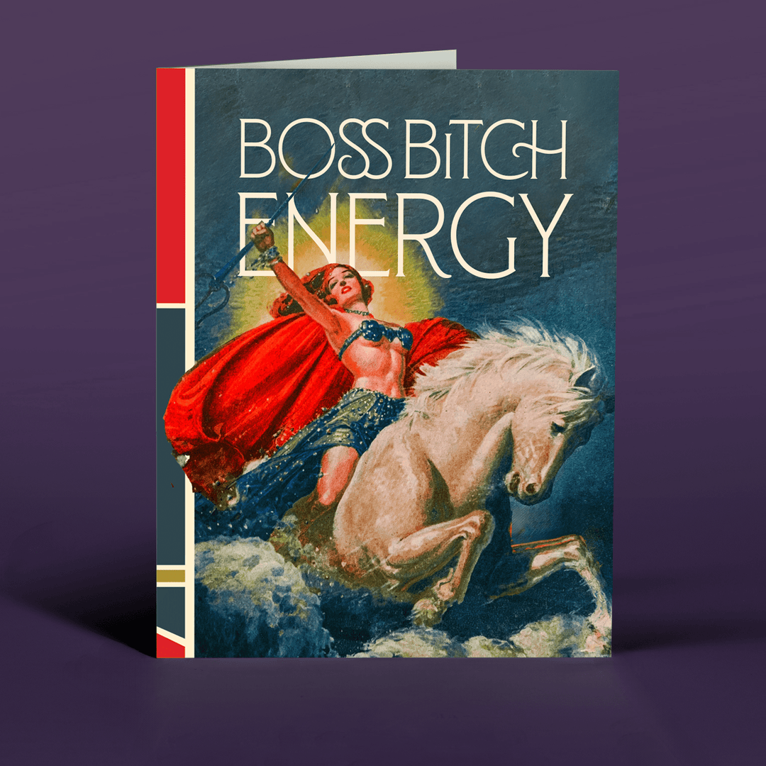 OffensiveDelightful Cards Boss B*tch Energy Card