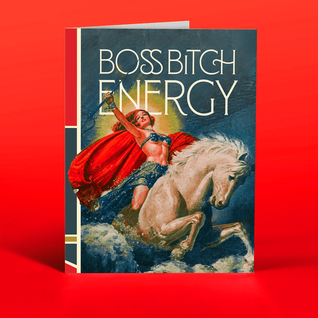 OffensiveDelightful Cards Boss B*tch Energy Card