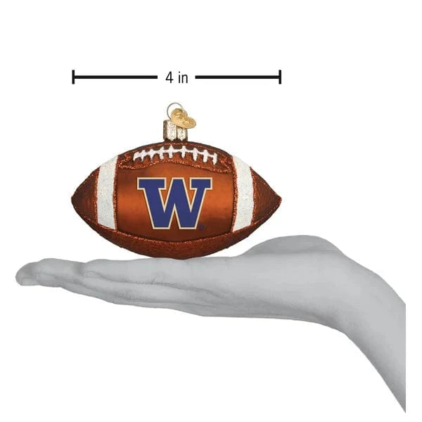 Old World Christmas Holiday Washington Football Ornament