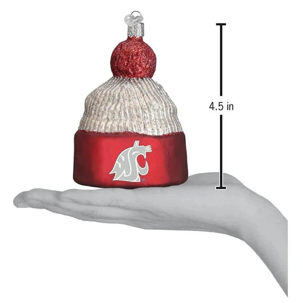 Old World Christmas Holiday WSU Beanie Ornament
