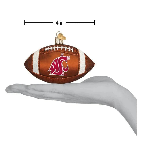 Old World Christmas Holiday WSU Football Ornament