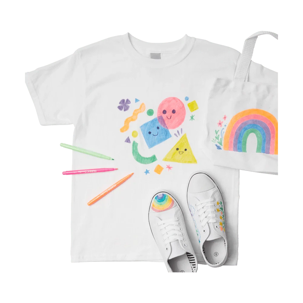 OOLY Paper Fabric Doodlers Markers - Set of 12