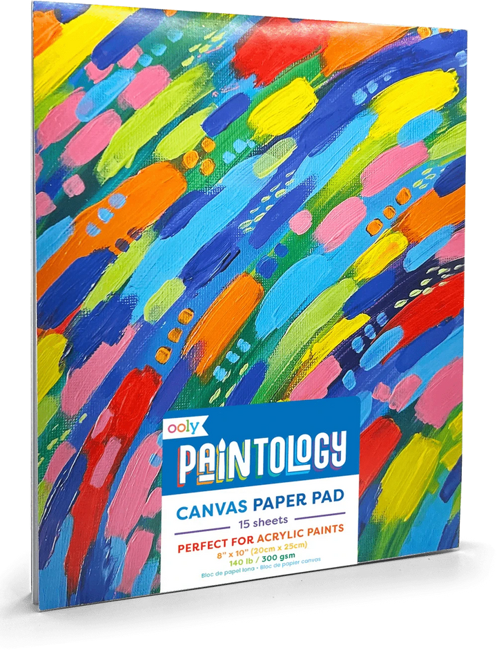 OOLY Paper Paintology Canvas Paper Pad - 15 Sheets