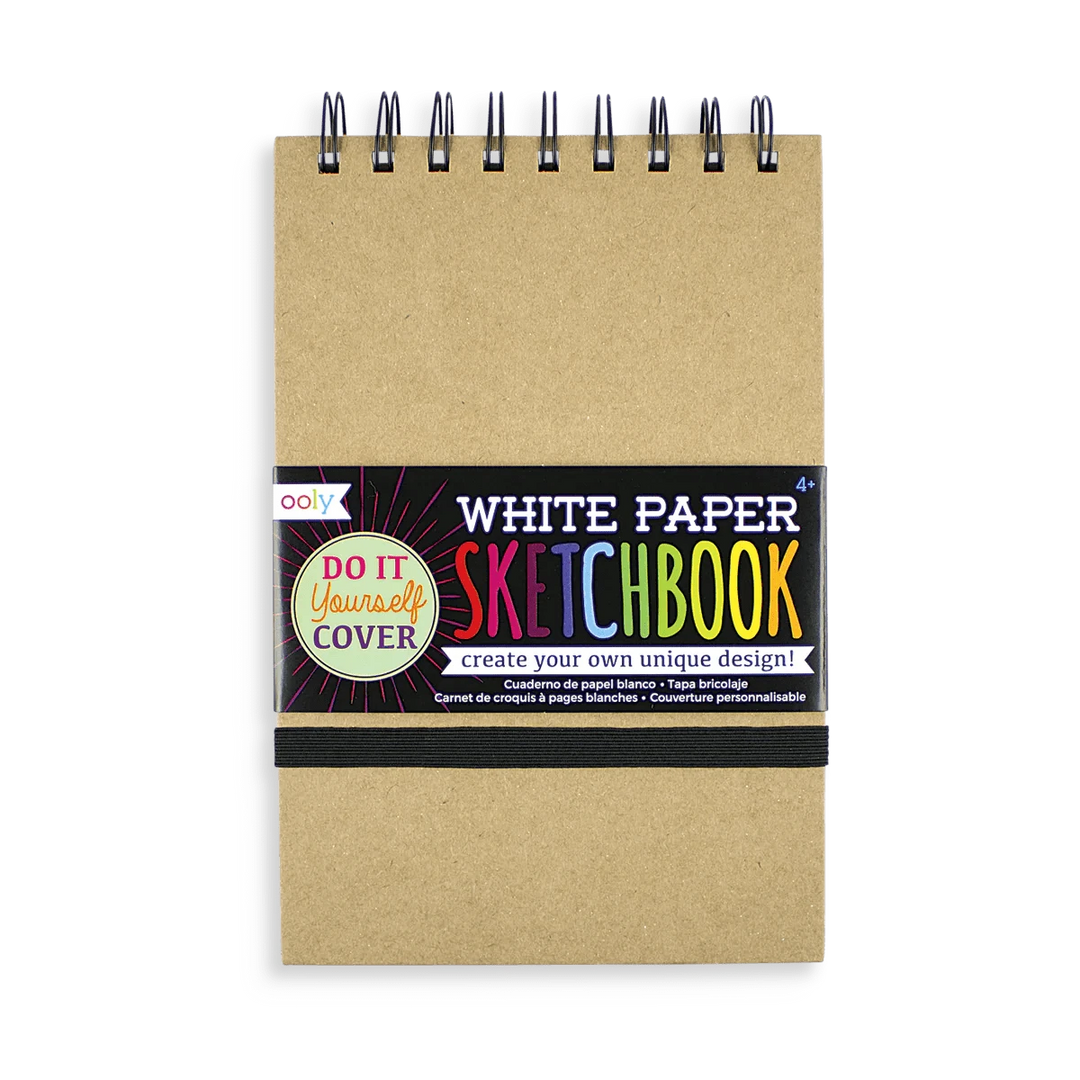 OOLY Paper White DIY Cover Sketchbook