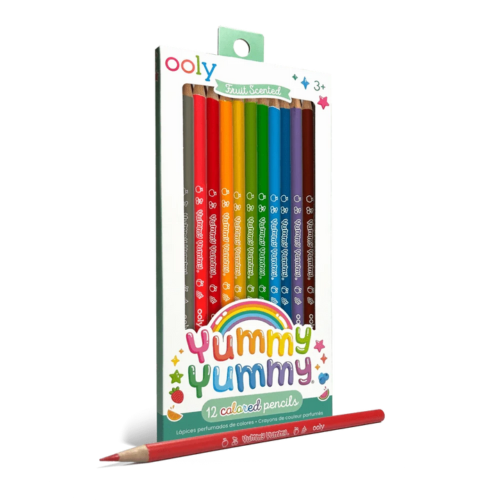 OOLY Paper Yummy Yummy Fruit Scented Colored Pencils - Set of 12