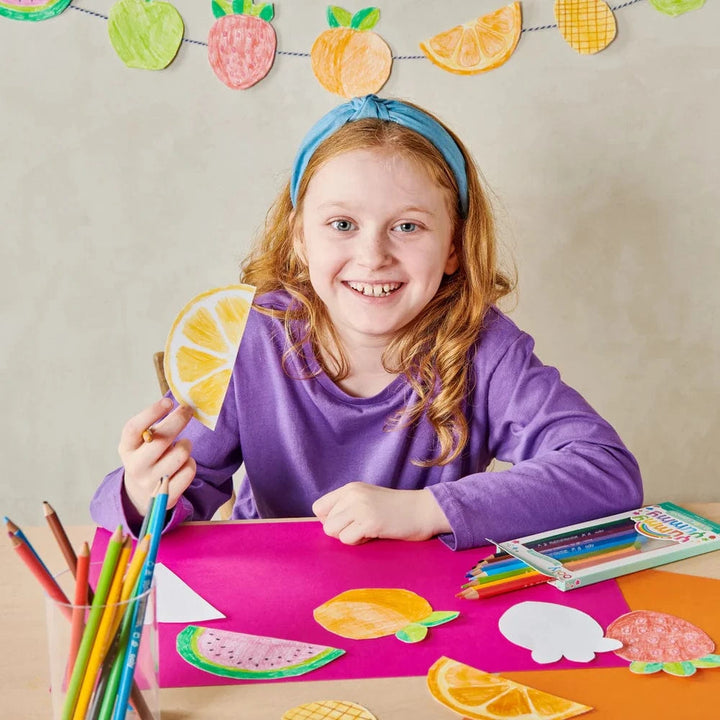 OOLY Paper Yummy Yummy Fruit Scented Colored Pencils - Set of 12