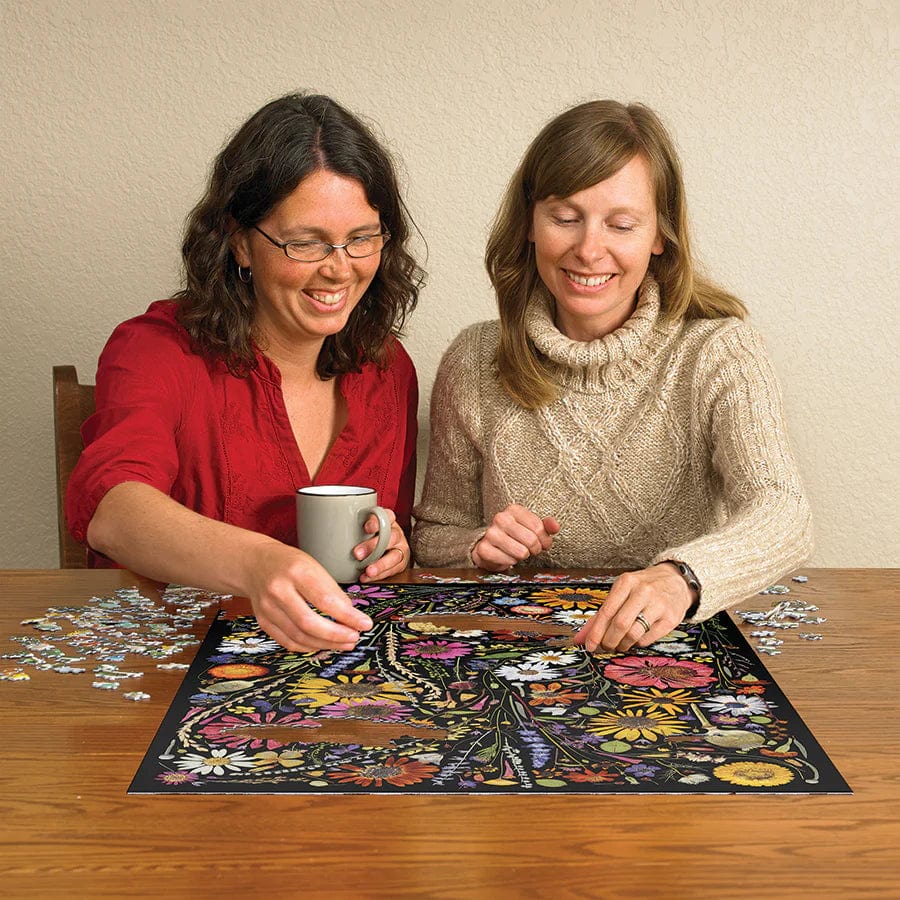 Outset Media Puzzles Flower Press: Happiness | 1000 Piece