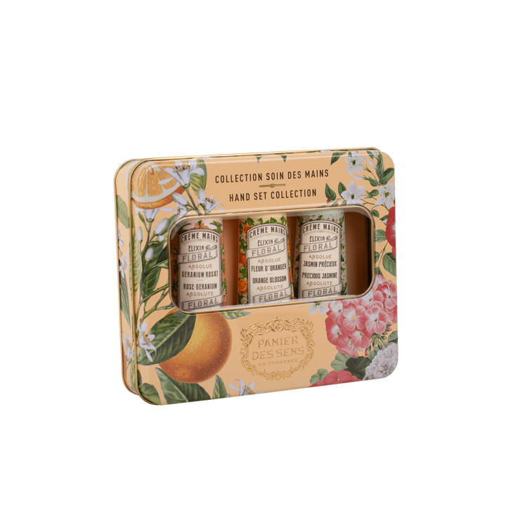 PANIER DES SENS Lotion Absolutes Tin Box - 3 Hand Creams Gift Set