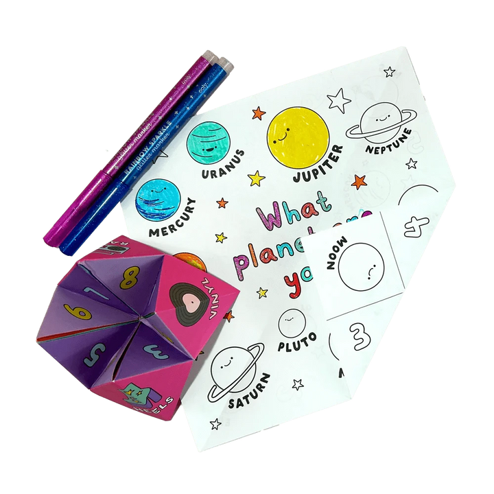 Paper Luxe Baby DIY Fortune Tellers Activity Kit